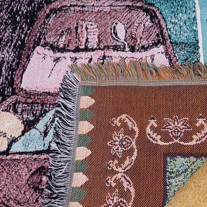 ダヤン ジャガード織り マルチカバー 海辺の宿 | 秀和美術本店 わちふ