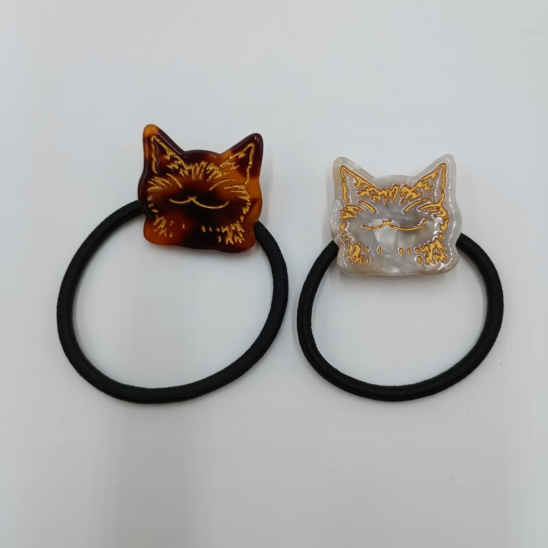ダヤン アクリル ヘアゴム 2個 にこにこ | 秀和美術本店 わちふぃーる
