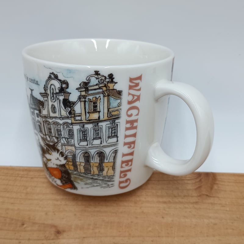 ダヤン 木蓋付 マグカップ チョコスケッチ | 秀和美術本店 わちふぃー