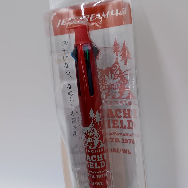 ダヤン ジェットストリーム 4＆1 消しゴム付き ボールペン Mt.赤