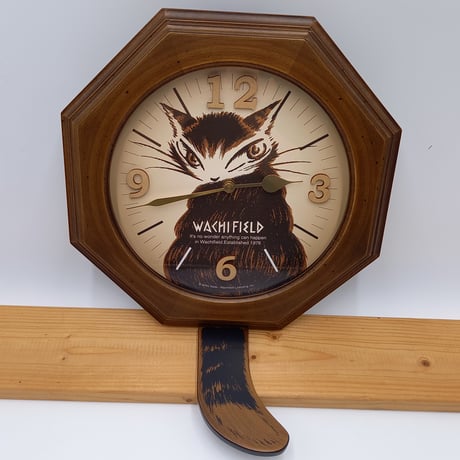 ダヤン掛け時計わちふぃーるどダヤンにゃんキューテイル振り子時計