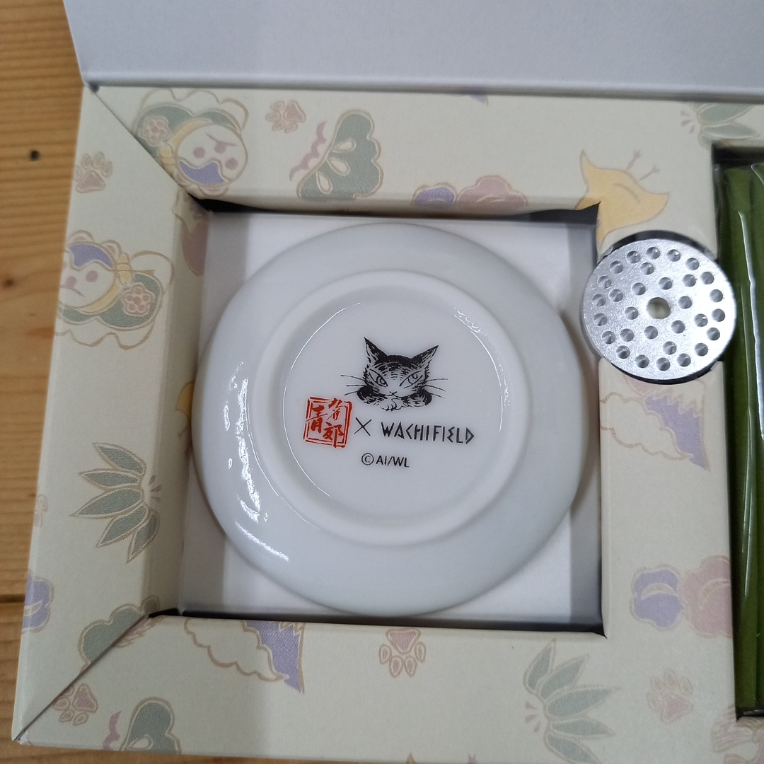 レア✨ダヤン 小さな可愛い 姫皿 豆皿 九谷焼 新品未開封 フルセット ダヤン 九谷焼 姫皿 ＆ お香 セット アルス | 秀和美術本店 わち
