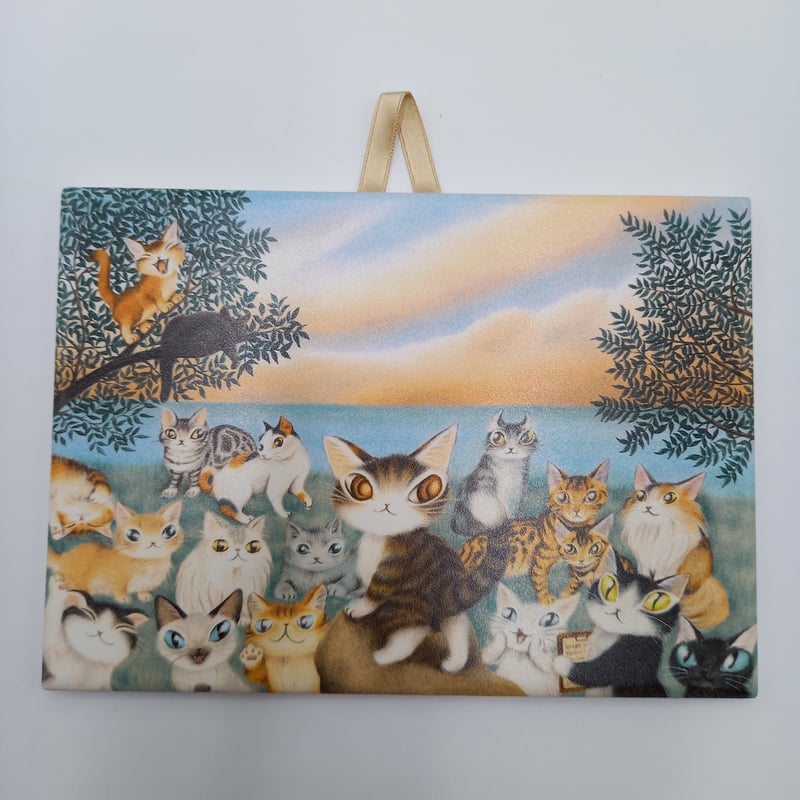 わちふぃーるど ダヤン ものタイル セット ダヤン わちたふぃーるど ものものアートタイル 河口湖木ノ花