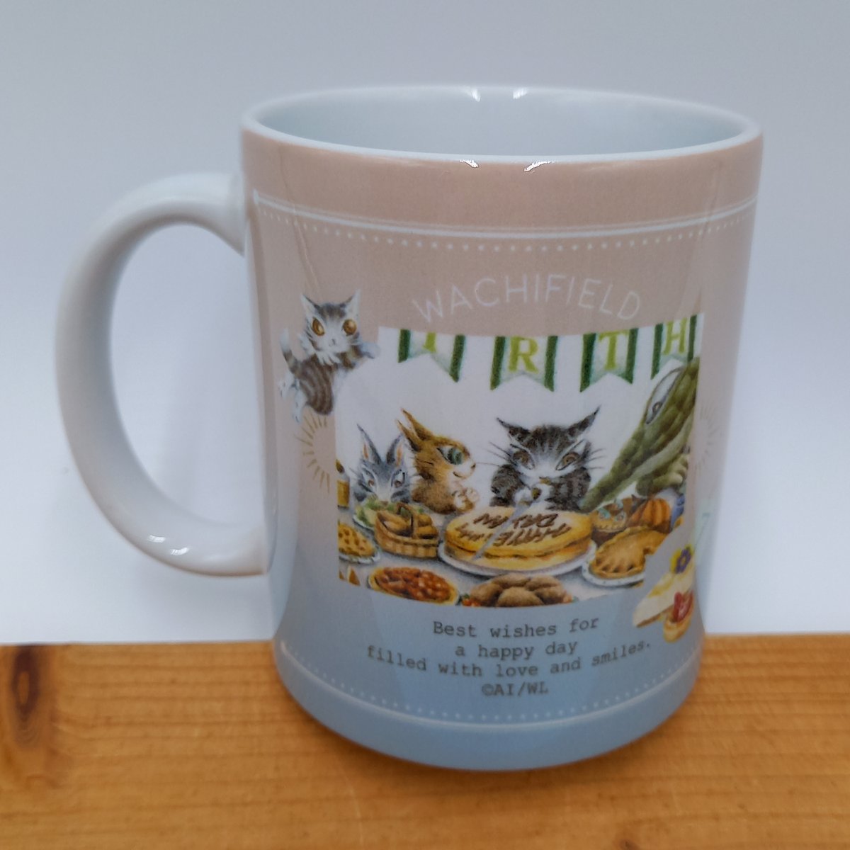 【T93】ダヤン　わちふぃーるど　巾着　マグ　カトラリーセット 猫雑貨 ダヤン マグ＆スプーンセット わちふぃーるど 選べる6色