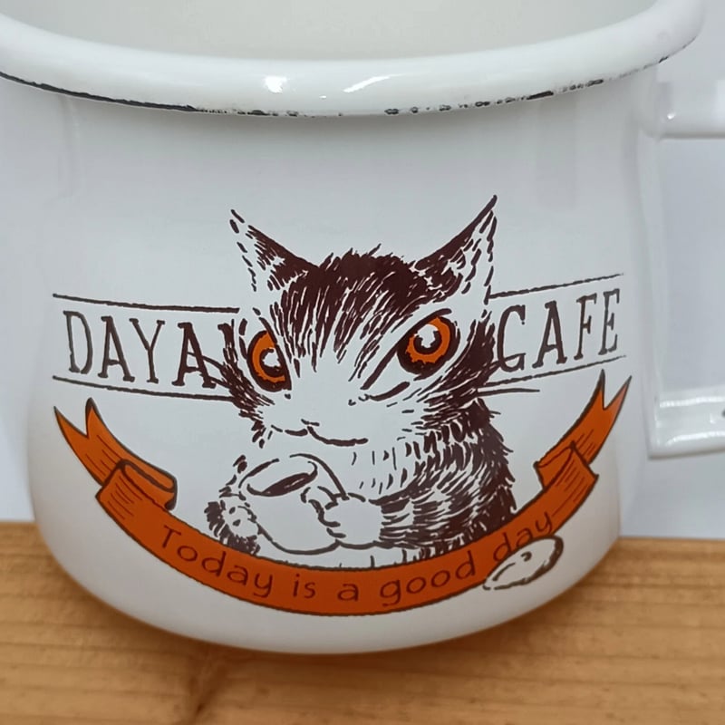 ニャンタロウ出品 ダヤン ホーローマグカップ カフェ | 秀和美術本店 わちふぃーるど 取扱店
