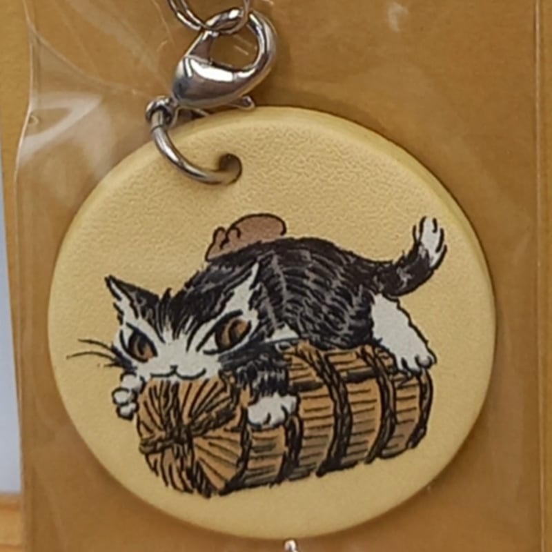 ダヤン ご当地シリーズ 引手 ストラップ 新潟 こめだわら | 秀和美術