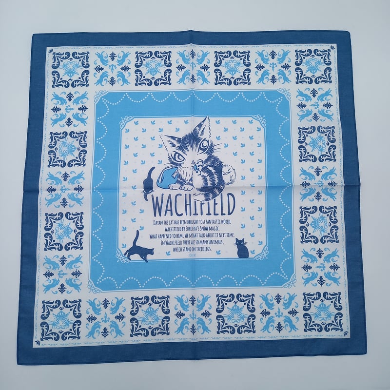 ダヤン バンダナ 青い街 | 秀和美術本店 わちふぃーるど 取扱店