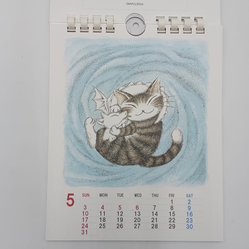 ダヤン ポストカード カレンダー 2026年 | 秀和美術本店 わちふ