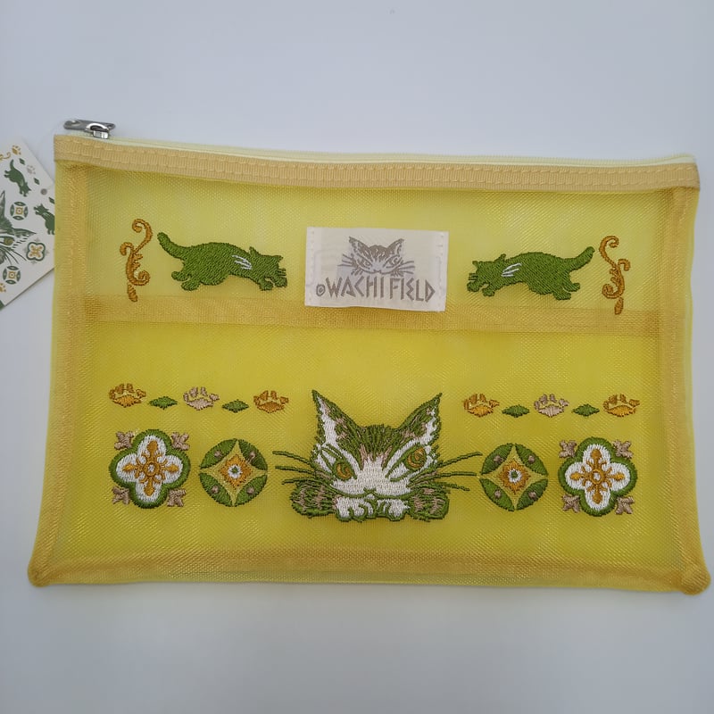 ダヤン 刺繍 メッシュポーチ ポーチ セラミカ | 秀和美術本店 わちふぃ