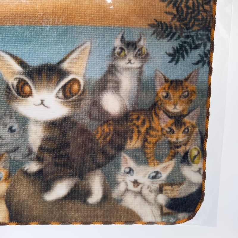 ダヤン アート刺繍 ミニタオル ハンカチ WCC | 秀和美術本店 わ