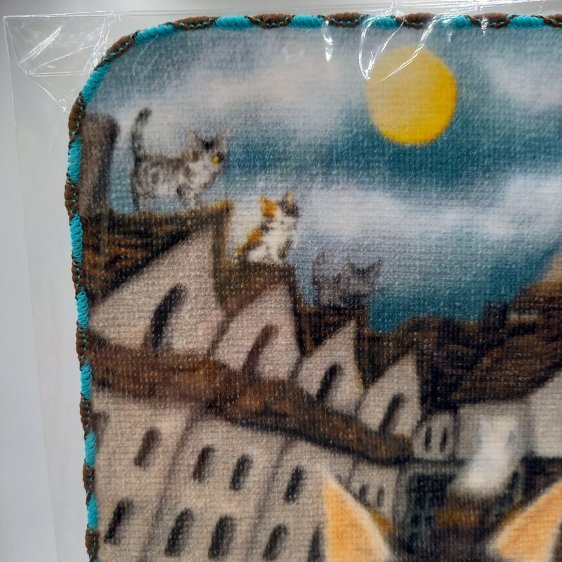 ダヤン アート刺繍 ミニタオル ハンカチ SCO | 秀和美術本店 わちふぃ