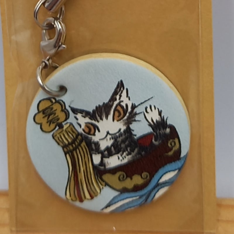 ダヤン ご当地シリーズ 引手 ストラップ 石川 百万石 | 秀和美術本店