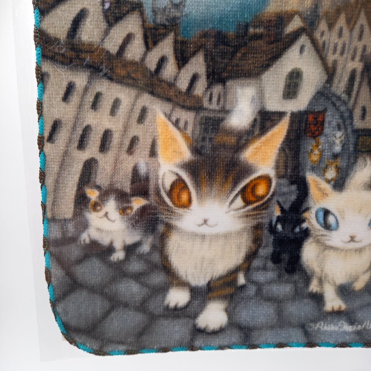 ダヤン アート刺繍 ミニタオル ハンカチ SCO | 秀和美術本店 わちふぃ