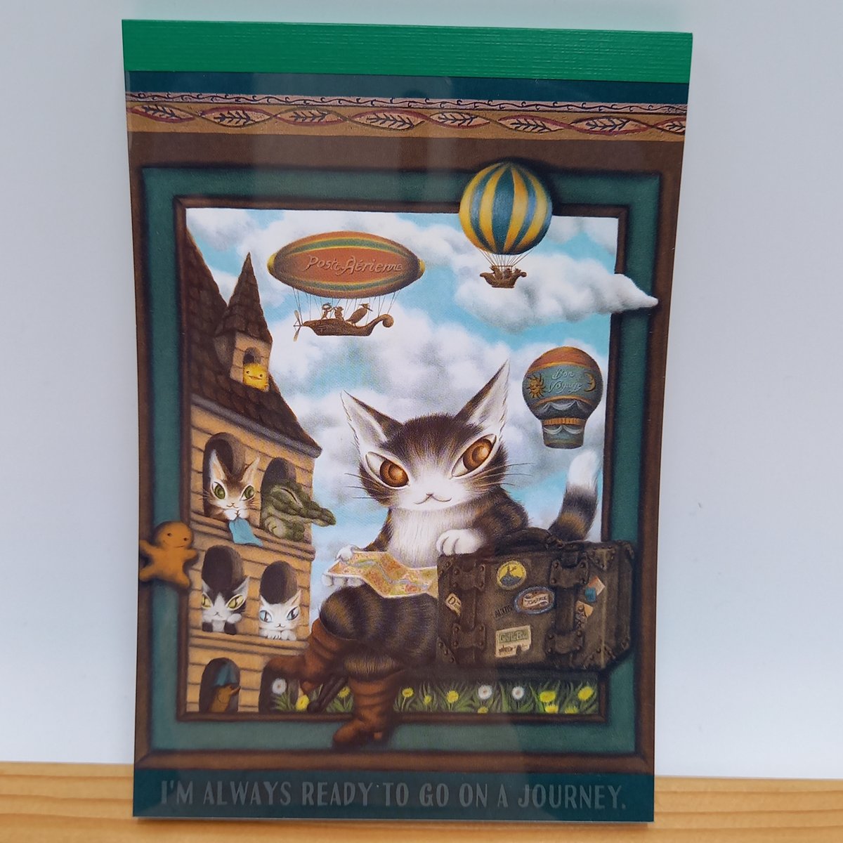 ダヤン メモパッド メモ帳 旅に出る用意 | 秀和美術本店 わちふ