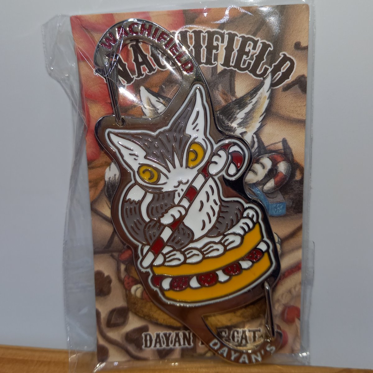 わちふぃーるど ダヤン キーフック Amazon.co.jp: [わちふぃーるど] 猫のダヤン ダヤン 本革 メタル