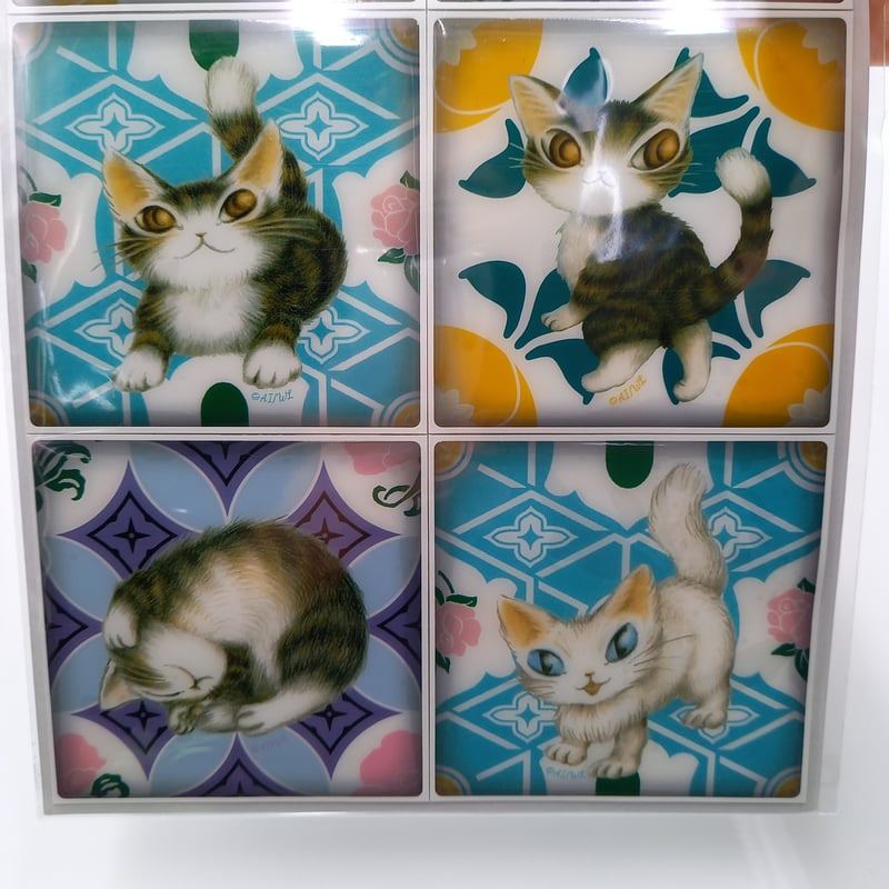 わちふぃーるど 猫のダヤン ダヤンクリアファイル ステッカー レター 缶バッジ ダヤン デコレーション タイルステッカー 台湾 | 秀和美術本店