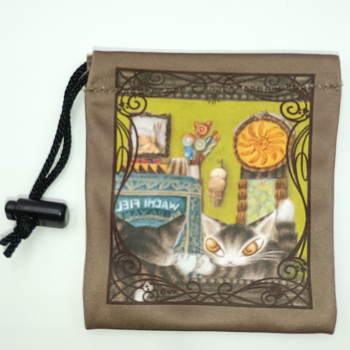 128-2 JNo.1289 ダヤン 巾着? 128-2 JNo.1289 ダヤン 巾着?