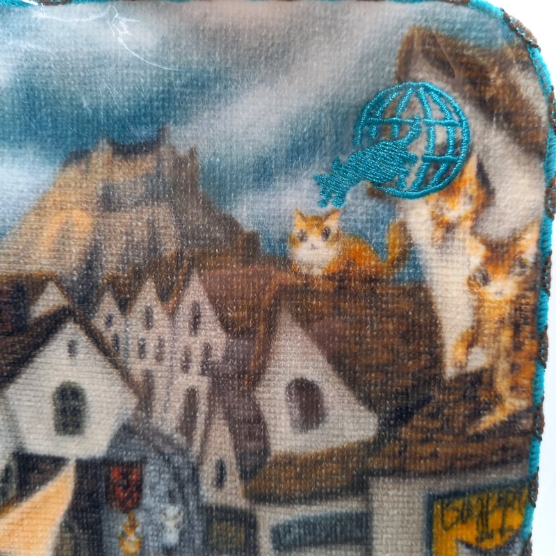 ダヤン アート刺繍 ミニタオル ハンカチ SCO | 秀和美術本店 わちふぃ