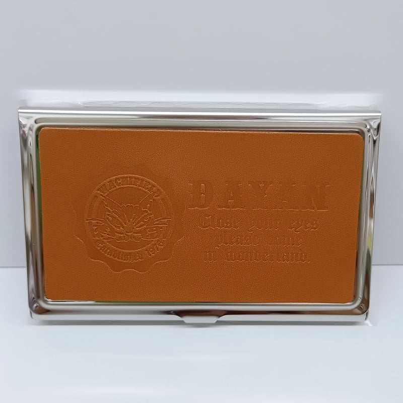 ダヤン ステンレス カードケース 名刺入れ キャメル | 秀和美術本店 わ