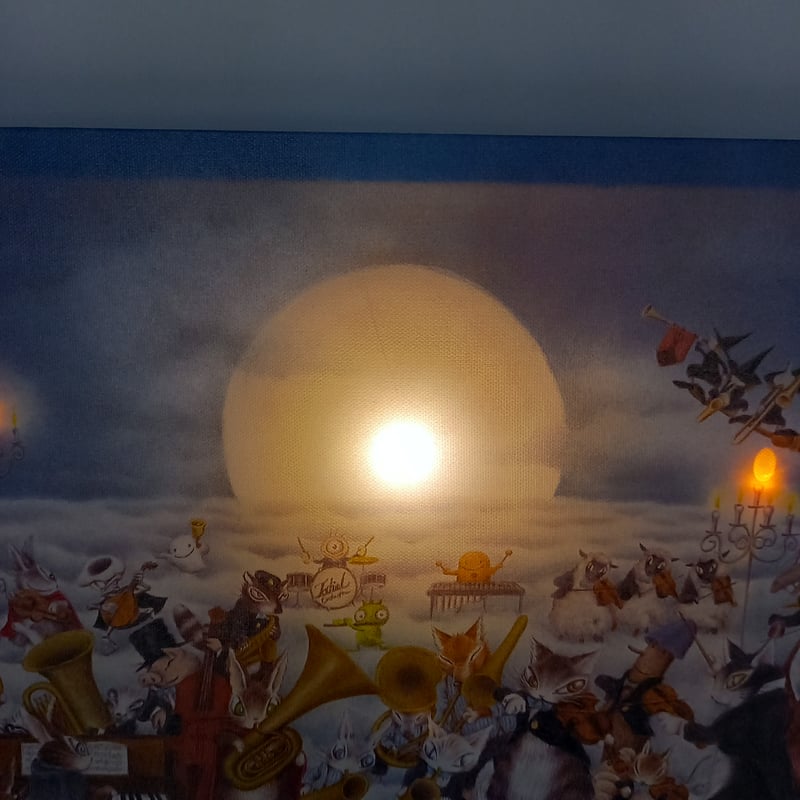 ダヤン キャンバス ライト 月に聞かせる音楽会 | 秀和美術本店 わちふ