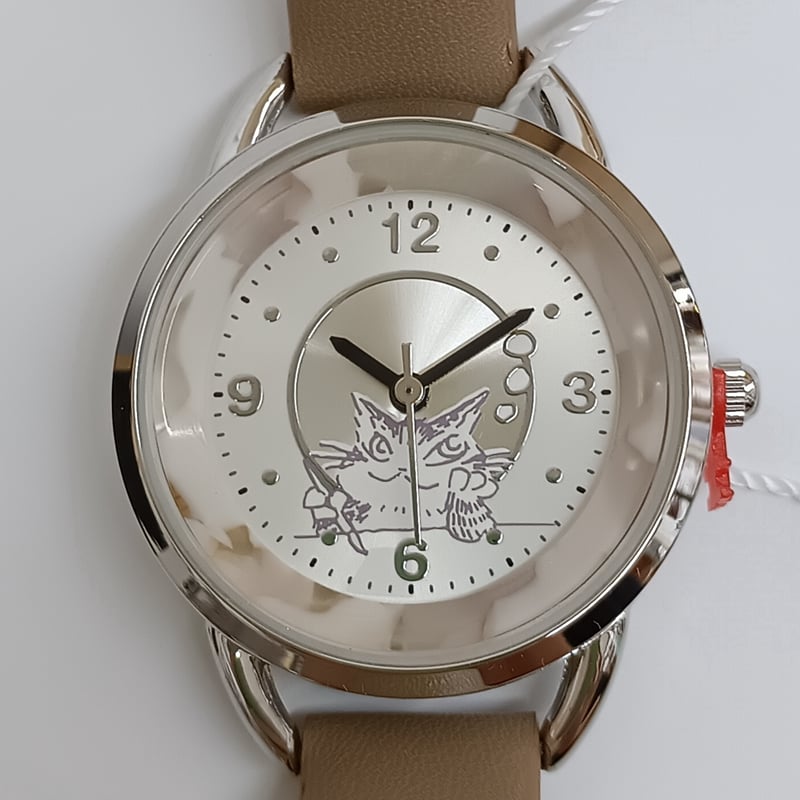 わちふぃーるど ダヤン腕時計 腕時計 スケッチ・銀 わちふぃ