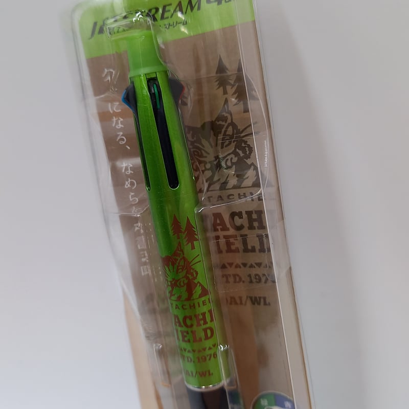 ダヤン ジェットストリーム 4＆1 消しゴム付き ボールペン Mt.緑