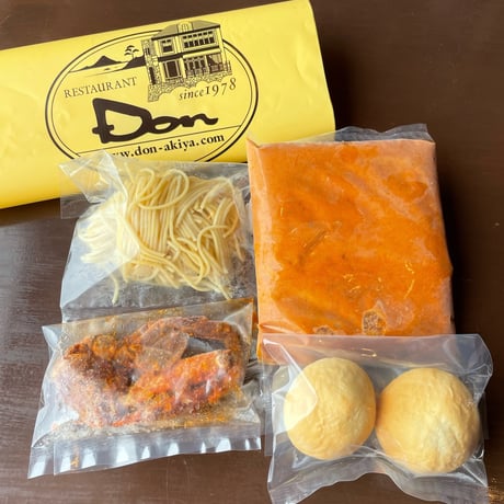 【スパゲティ付き】渡り蟹のトマトクリームスパゲティ