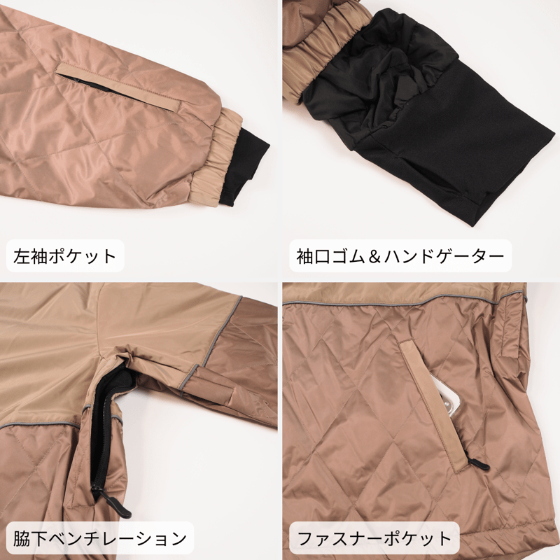 24-25 キルティングプルオーバージャケット | Balance Artist Store