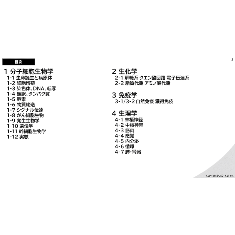 生命科学】テキスト＋問題集＋全動画問題解説 全単元 23章 | 医学部