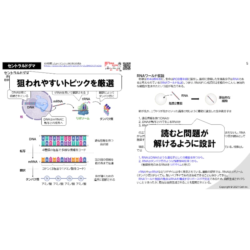 生命科学】テキスト＋問題集＋全動画問題解説 全単元 23章 | 医学部