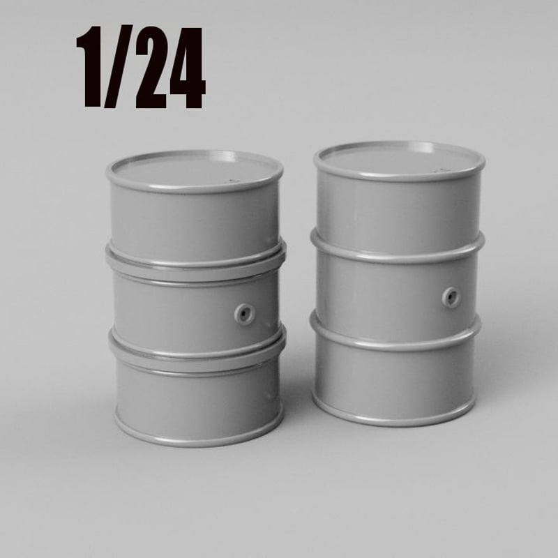 1/24 ドラム缶（2種セット） | tankboyshop