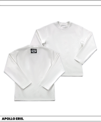 【WASHI PONCH Long Sleeve／White】〈和紙ポンチ 長袖〉