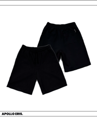 【WASHI PONCH Short Pants／Black】〈和紙ポンチ ショートパンツ〉