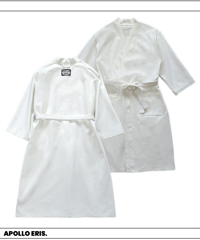 【WASHI PONCH Bathrobe】〈和紙ポンチ バスローブ〉