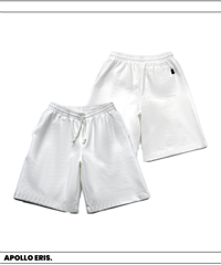 【WASHI PONCH Short Pants／White】〈和紙ポンチ ショートパンツ〉