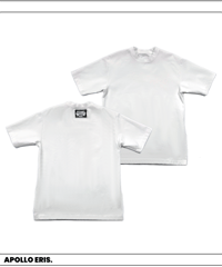 【WASHI PONCH Half Sleeve／White】〈和紙ポンチ 半袖〉