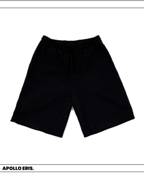 【WASHI PONCH Short Pants／Black】〈和紙ポンチ ショートパンツ〉