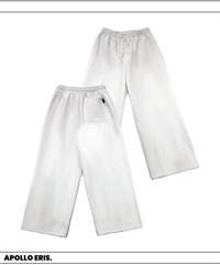 【WASHI PONCH Long Pants／White】〈和紙ポンチ ロングパンツ〉