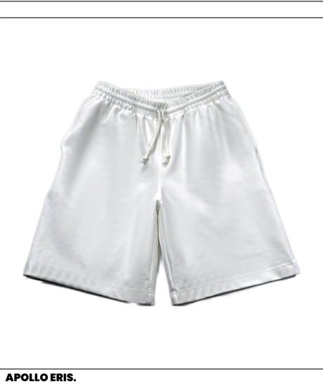 【WASHI PONCH Short Pants／White】〈和紙ポンチ ショートパンツ〉