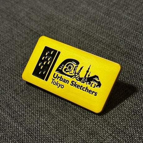 Urban Sketchers Tokyo Brass badge