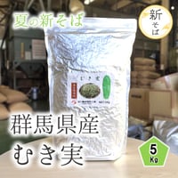 【夏の新そば】群馬県産むき実 5Kg