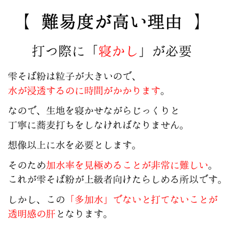 雫そば粉 5Kg 【超上級者向け】
