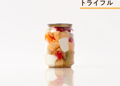 渥美万奈｜バースデーケーキ缶｜サイン黒字ver
