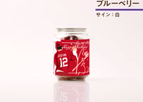 渥美万奈｜バースデーケーキ缶｜サイン白字ver