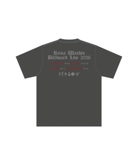 Tshirts（Reina Washio Billboard Live 2026）