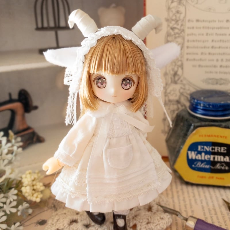 白やぎさんのお手紙ワンピース【オビツ11/ピコニーモP】 | elmomon