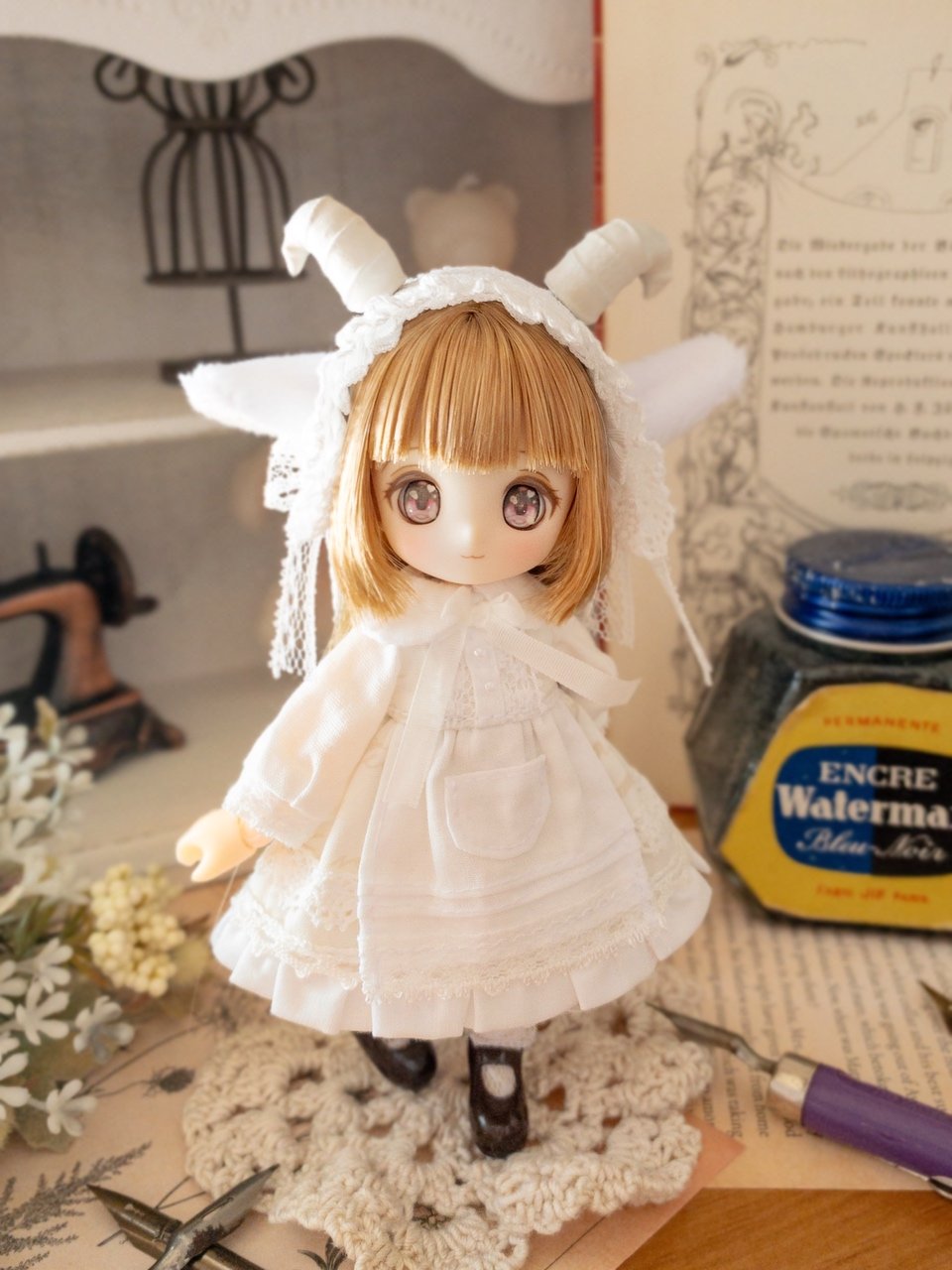 白やぎさんのお手紙ワンピース【オビツ11/ピコニーモP】 | elmomon