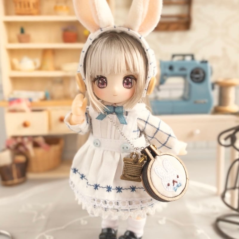 うさぎの仕立て屋（ブルー）【オビツ11/ピコニーモP】 | elmomon