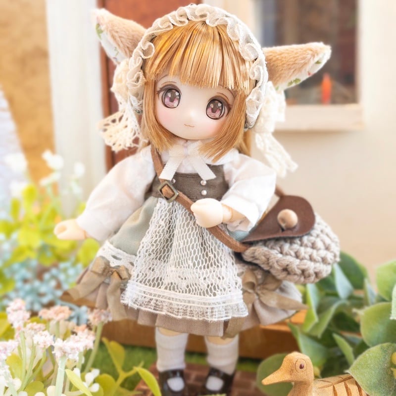 ル*ク様 149 ピコニーモ オビツ11 鈴蘭ワンピース フェネックのカントリーワンピース【オビツ11/ピコニーモP