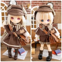 クマさん探偵のワンピースとセットアップのセット【オビツ11/ピコニーモP】